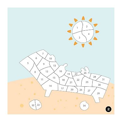 Brain Games Sticker By Number Vacation