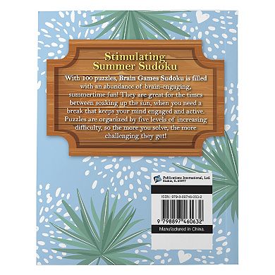Brain Games Summer Sudoku Puzzle Book