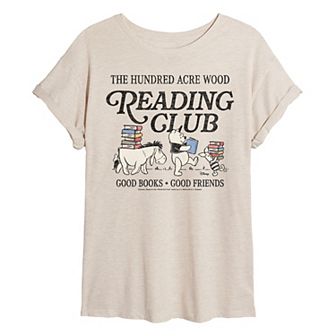 Juniors' Disney's Winnie The Pooh The Hundred Acre Wood Oversized Tee