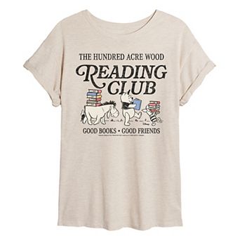 Juniors' Disney's Winnie The Pooh The Hundred Acre Wood Oversized Tee