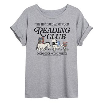 Juniors' Disney's Winnie The Pooh The Hundred Acre Wood Oversized Tee