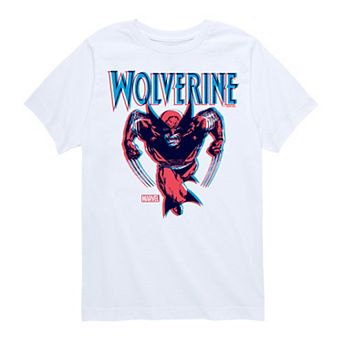 Boys 8-20 Marvel Wolverine 3D Graphic Tee