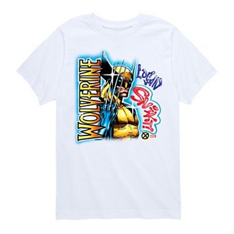 Boys 8-20 Marvel Wolverine 90s Airbrush Graphic Tee