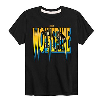 Boys 8-20 Marvel Wolverine Logo Graphic Tee