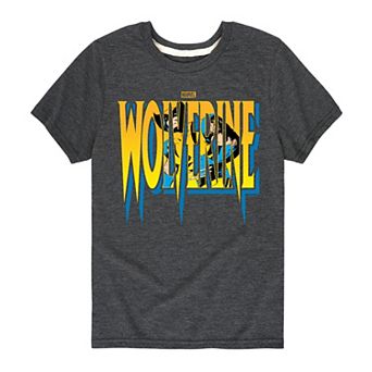 Boys 8-20 Marvel Wolverine Logo Graphic Tee