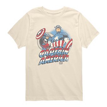 Boys 8-20 Marvel Captain America Retro Graphic Tee