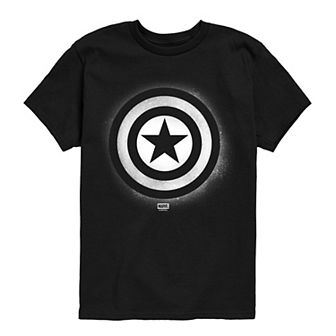 Boys 8-20 Marvel Captain America Logo Graphic Tee