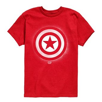 Boys 8-20 Marvel Captain America Logo Graphic Tee