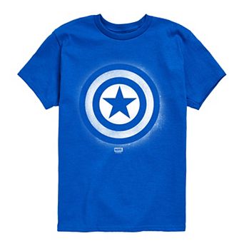 Boys 8-20 Marvel Captain America Logo Graphic Tee