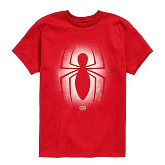 Boys 8-20 Marvel Spider-Man Symbol Spray Graphic Tee