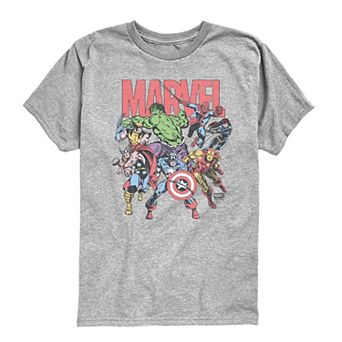 Boys 8-20 Marvel Comic Vintage Graphic Tee