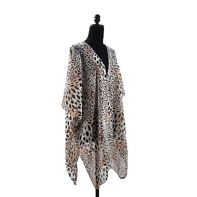 Women's Mellow World Lightweight Leopard Print Cover Up
