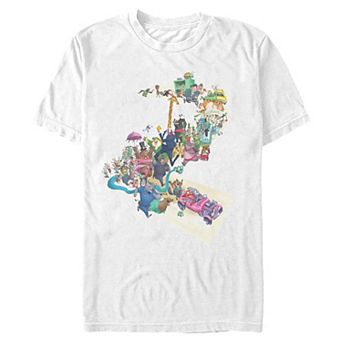 Men's Disney's Zootopia 2 Animals' Line Graphic Tee