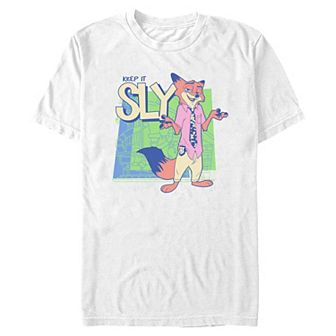 Men's Disney's Zootopia 2 Nick Wilde Keep It Sly Graphic Tee