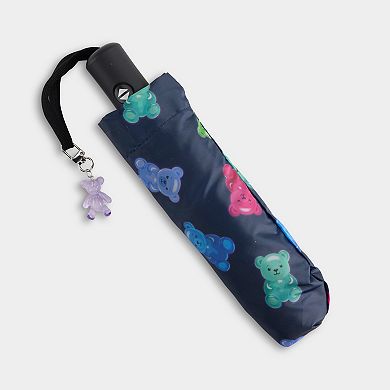Gummy Bears With Bear Charm Compact Umbrella