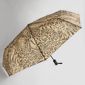 DRIZZLY DAZE Animal Mix Compact Travel Umbrella