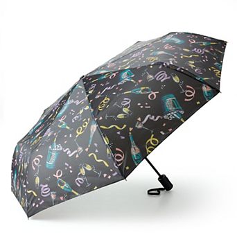 Cheers Compact Folding Umbrella With Celebration Design
