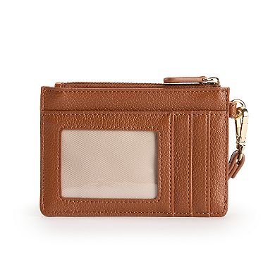 LC Lauren Conrad Sonam Top Zip Wristlet With Wristlet Strap