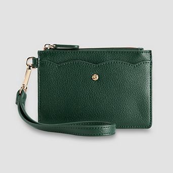 LC Lauren Conrad Sonam Top Zip Wristlet With Wristlet Strap