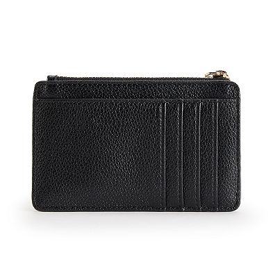 LC Lauren Conrad Amiga Top Zip Card Case