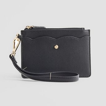 LC Lauren Conrad Sonam Top Zip Wristlet With Wristlet Strap