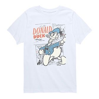 Boys 8-20 Disney's Donald Duck Vintage Comic Graphic Tee