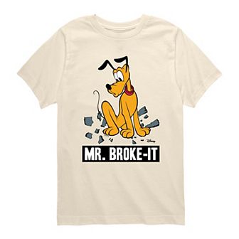 Boys 8-20 Disney's Pluto Mr. Broke-It Graphic Tee