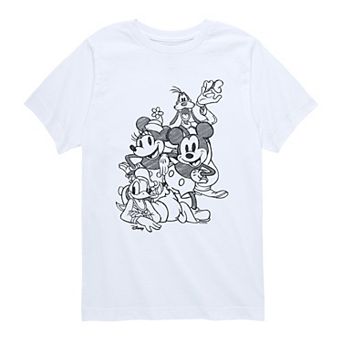 Boys 8-20 Disney's Mickey & Friends Sketch Graphic Tee