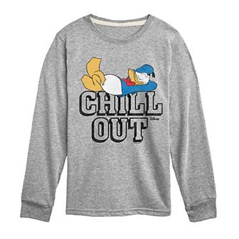 Boys 8-20 Disney's Donald Duck Chill Out Long Sleeve Graphic Tee