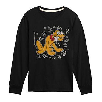 Boys 8-20 Disney's Pluto Long Sleeve Graphic Tee
