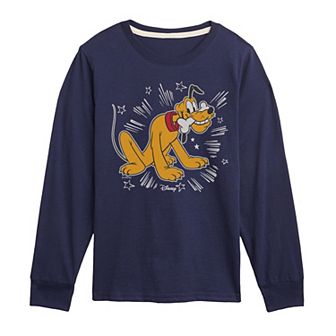 Boys 8-20 Disney's Pluto Long Sleeve Graphic Tee