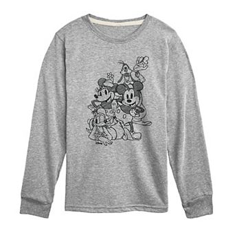 Boys 8-20 Disney's Mickey & Friends Sketch Long Sleeve Graphic Tee