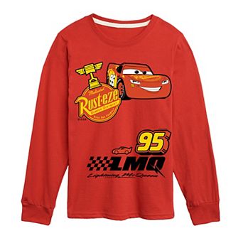 Boys 8-20 Disney / Pixar's Cars Patchwork Long Sleeve Graphic Tee
