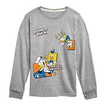 Boys 8-20 Disney's Donald Duck Collage Long Sleeve Graphic Tee