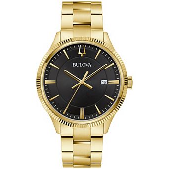Bulova Men's Goldtone Stainless Steel Bracelet Watch - 97B228