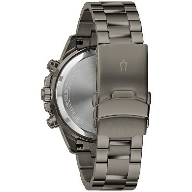 Bulova Men's Chronograph Stainless Steel Bracelet Watch - 98A314