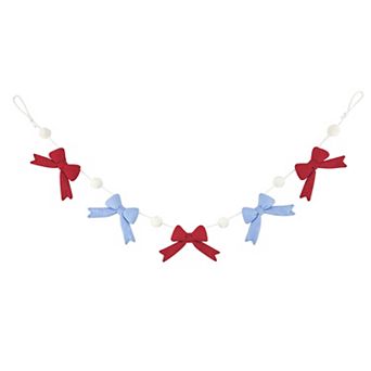 Americana Felted Bow Garland