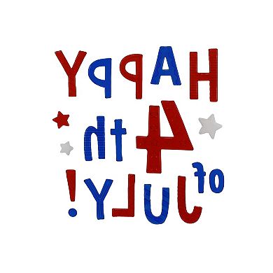 Americana Happy 4th of July Wall Decal