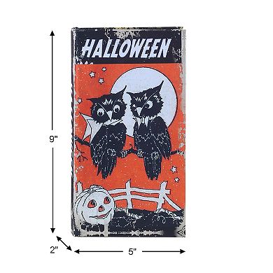Mr. Halloween Set of 3 Retro Nested Storage Books Table Decor