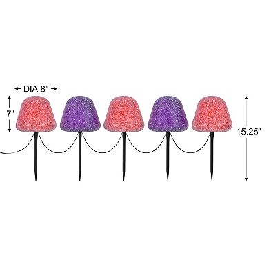 Mr. Halloween Set of 5 Gumdrop Pathway Lights