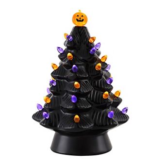 Mr. Halloween 12-inch Ceramic Halloween Tree Table Decor