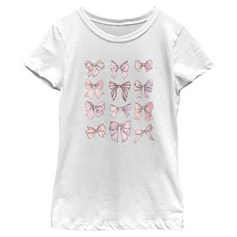 Girls 7-16 Bows Graphic Tee