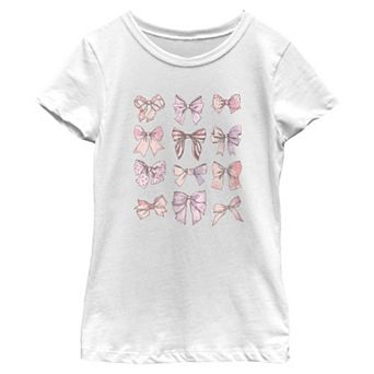 Girls 7-16 Bows Graphic Tee