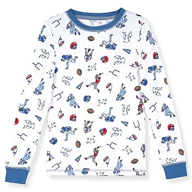 Sleep On It Boys 2-Piece Super Soft Jersey Long Sleeve Snug-Fit Pajama Set