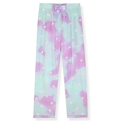 Sleep On It Girls 2-Piece Long-Sleeve Button-Up Pajama Set with Plush Headband Gift