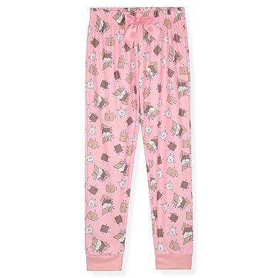 Sleep On It Girls 2-Piece Long Sleeved Brushed Jersey Pajama Set