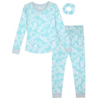 Sleep On It Girls 2 pc Super Soft Jersey Long Sleeve Snug-Fit Pajama Set