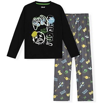 Sleep On It Boys Graphic 2 pc Long Sleeve Brushed Jersey Pajama Set
