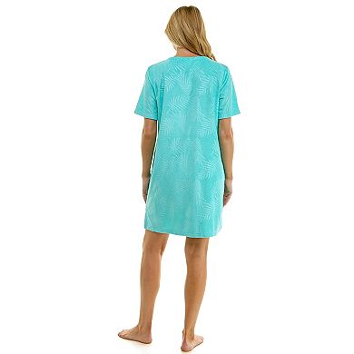 Women's Croft & Barrow® Embossed Terry Zip Robe