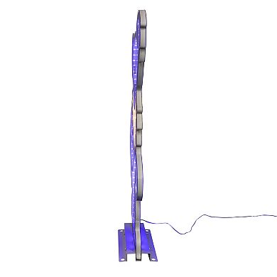 Kurt Adler Grateful Dead Dancing Blue Bear Infinity Light 26-Inch Table Decor